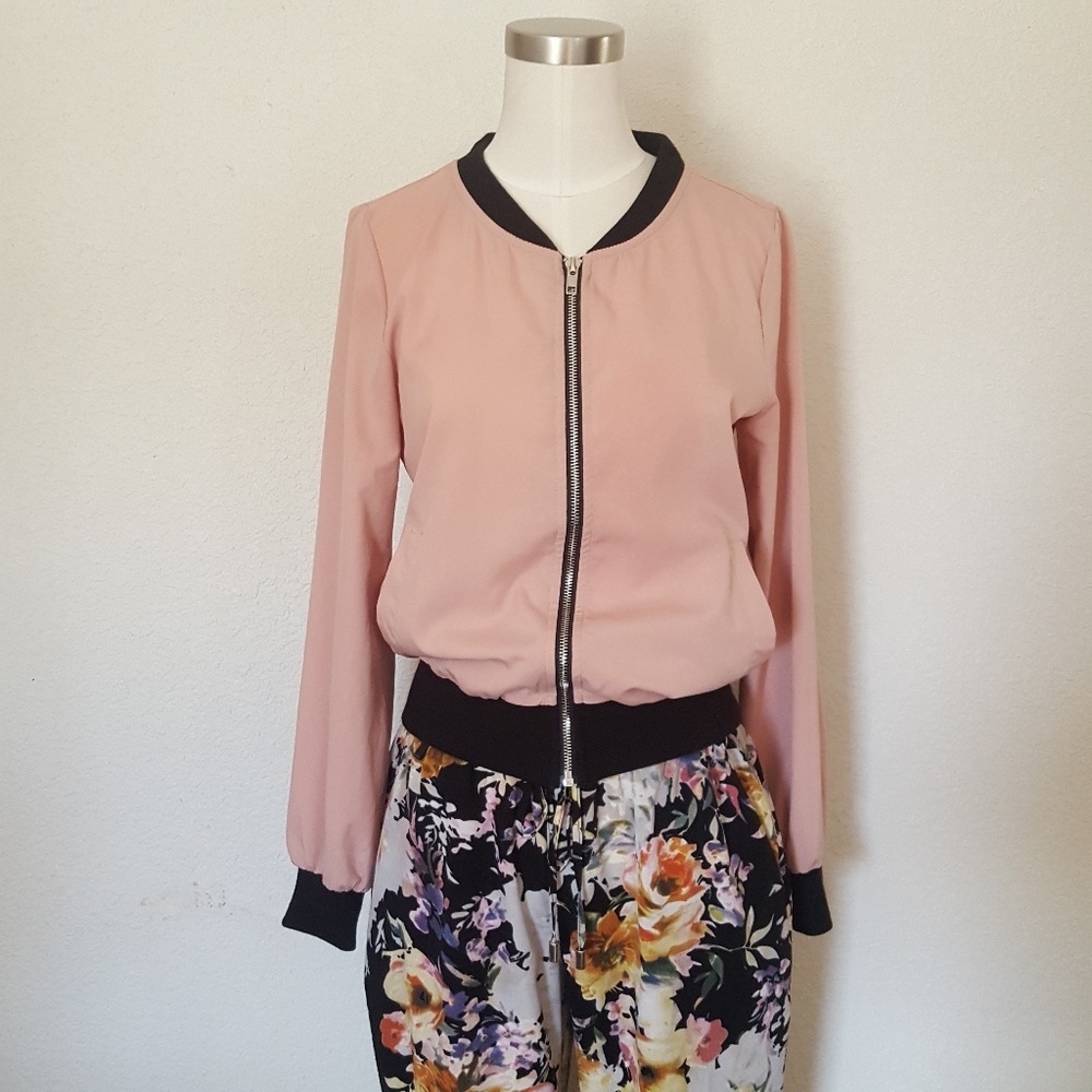 Michele | Bomber Jacket | Small | Color Blush